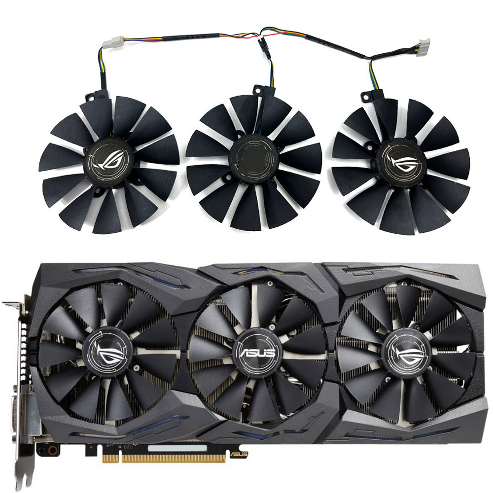 Rtx 3090 24Gb Gddr6X - 1SET 6PIN ROG-STRIX-GTX1070-O8G-GAMING GPU Fan，For ASUS