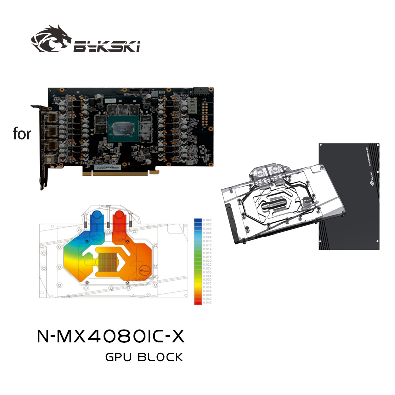 Rtx 4080 Water Cooling Block - Bykski N-MX4080IC-X GPU Block for MAXSUN
