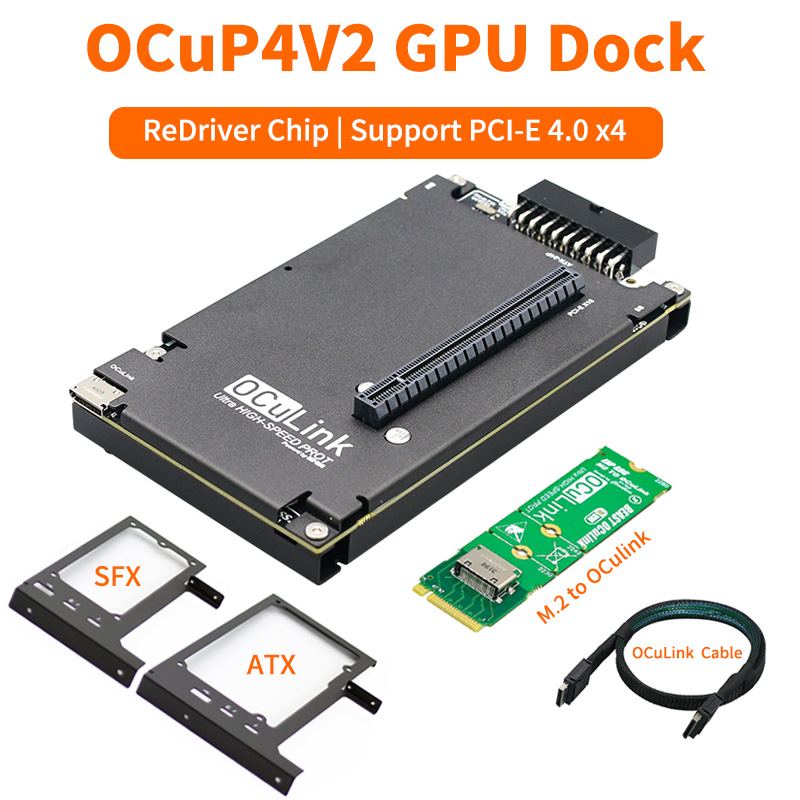 Oculink Gpu Dock Station - OCuP4V2 OCuLink GPU Dock ReDriver Chip