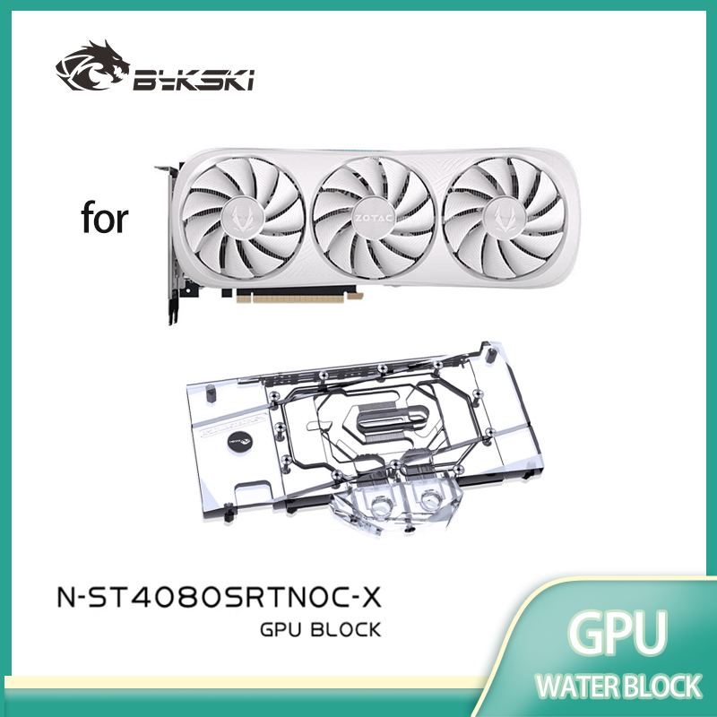 Rtx 4080 Water Cooling Block - Bykski GPU Block for ZOTAC RTX