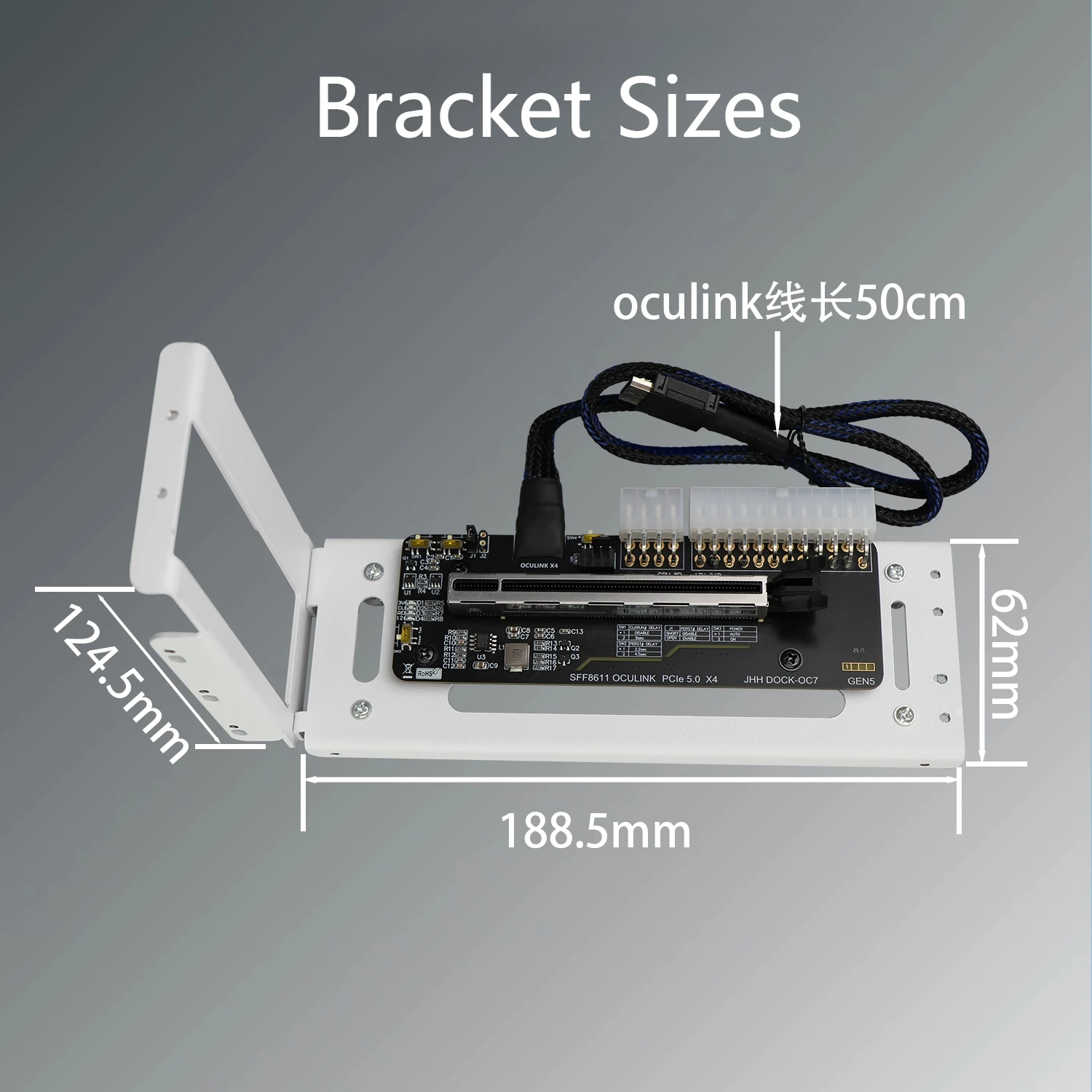 OCuLink EGPU Dock PCIe 5.0 X4  - огляд і ціна Oculink Gpu Dock Station
