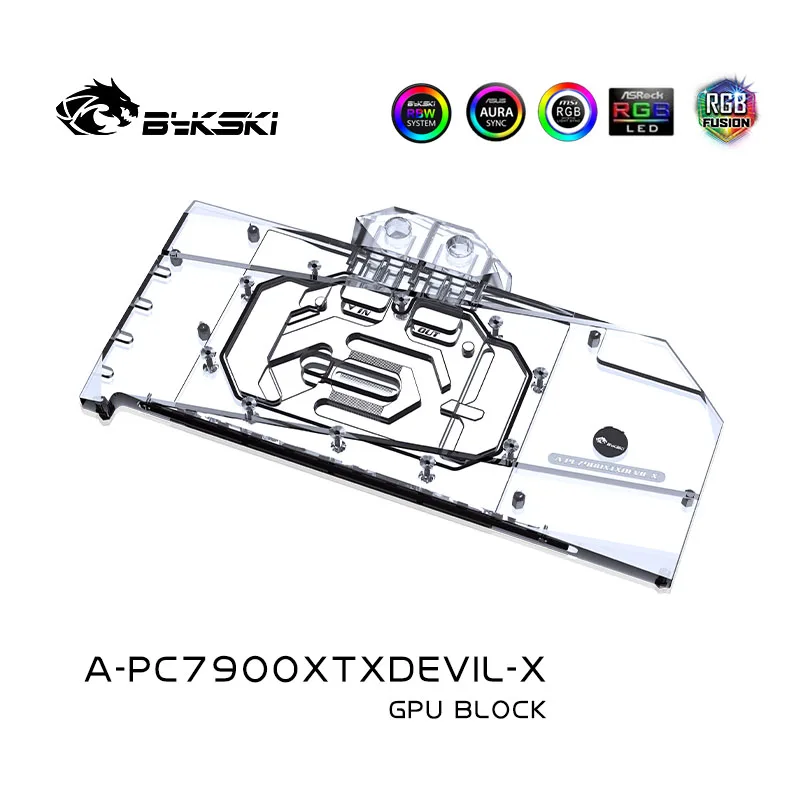 Bykski A-PC7900XTXDEVIL-X GPU  - огляд і ціна Rx 7900 Xtx 24Gb