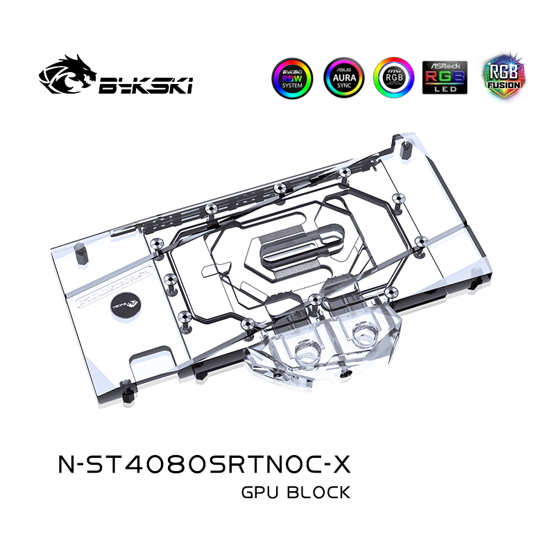 Bykski N-ST4080SRTNOC-X GPU Bl - огляд і ціна Rtx 4080 Water Cooling Block