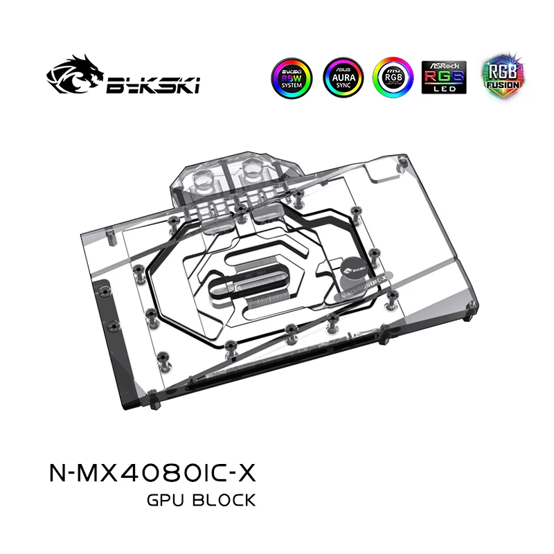 Bykski N-MX4080IC-X GPU Block  - огляд і ціна Rtx 4080 Water Cooling Block