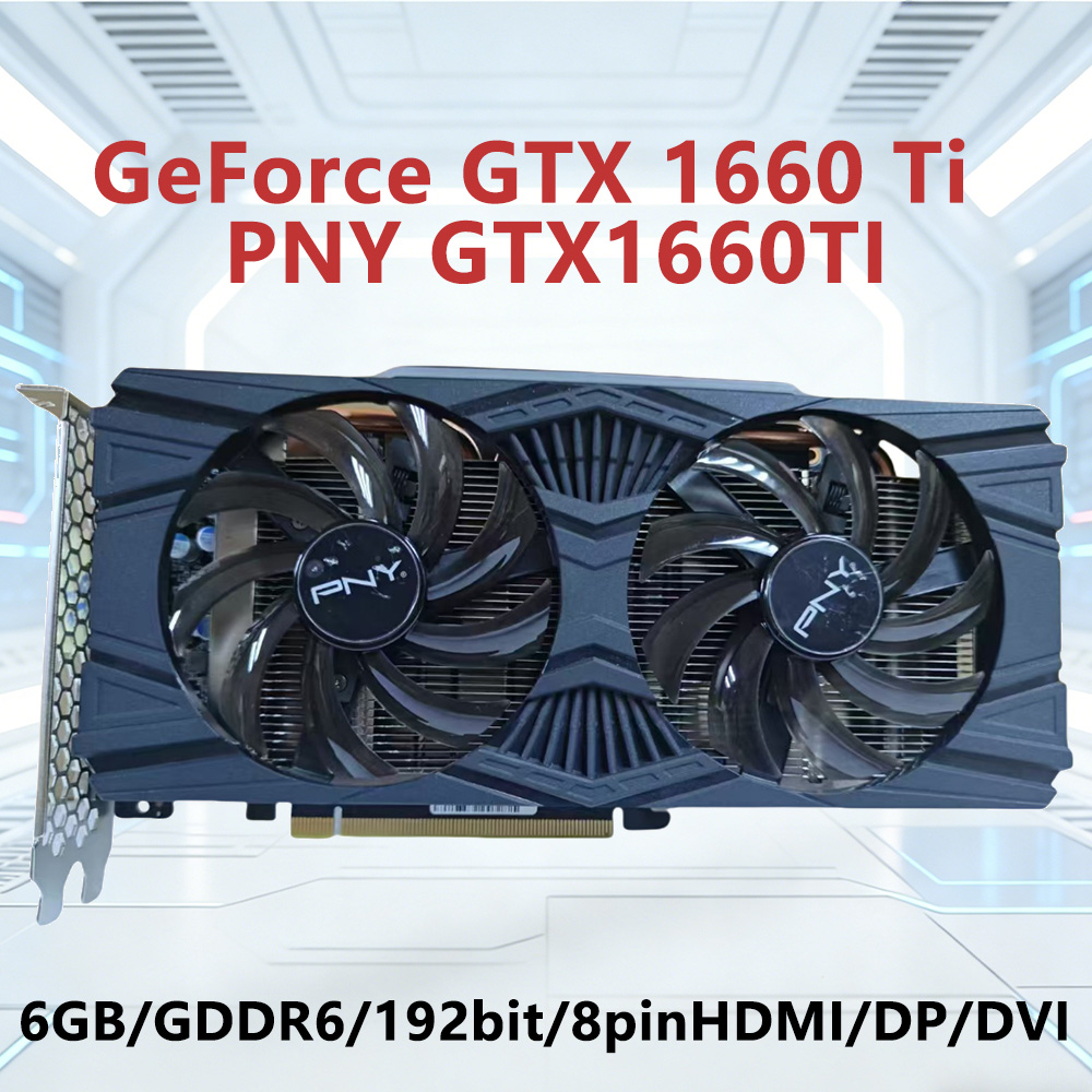 PNY GeForce GTX 1660 Ti 6GB GD - огляд і ціна Rtx 3090 24Gb Gddr6X