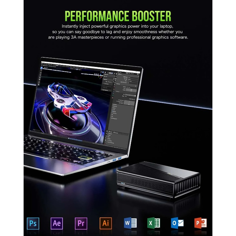 Oculink eGPU Dock  G M Ktec AD - огляд і ціна Oculink Gpu Dock Station