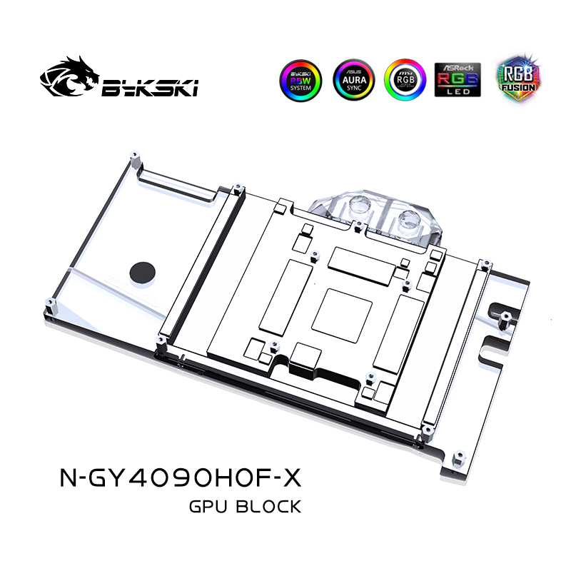 Bykski N-GY4090HOF-X GPU Block - огляд і ціна Rtx 4090 Water Block Full Cover