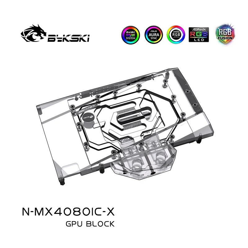 Bykski GPU Block for MAXSUN RT - огляд і ціна Rtx 4080 Water Cooling Block