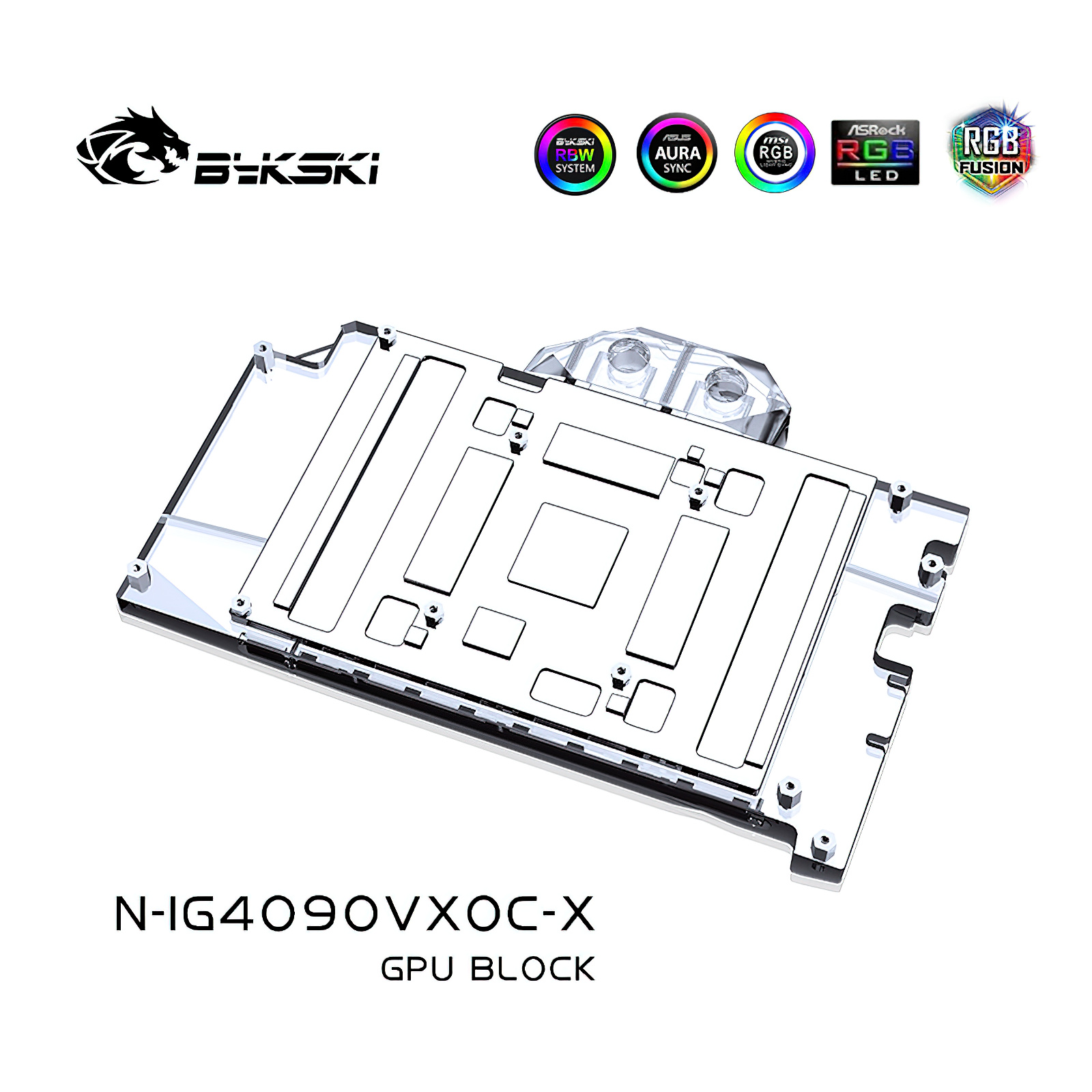 Bykski GPU Water Cooling  Full - огляд і ціна Rtx 4090 Water Block Full Cover