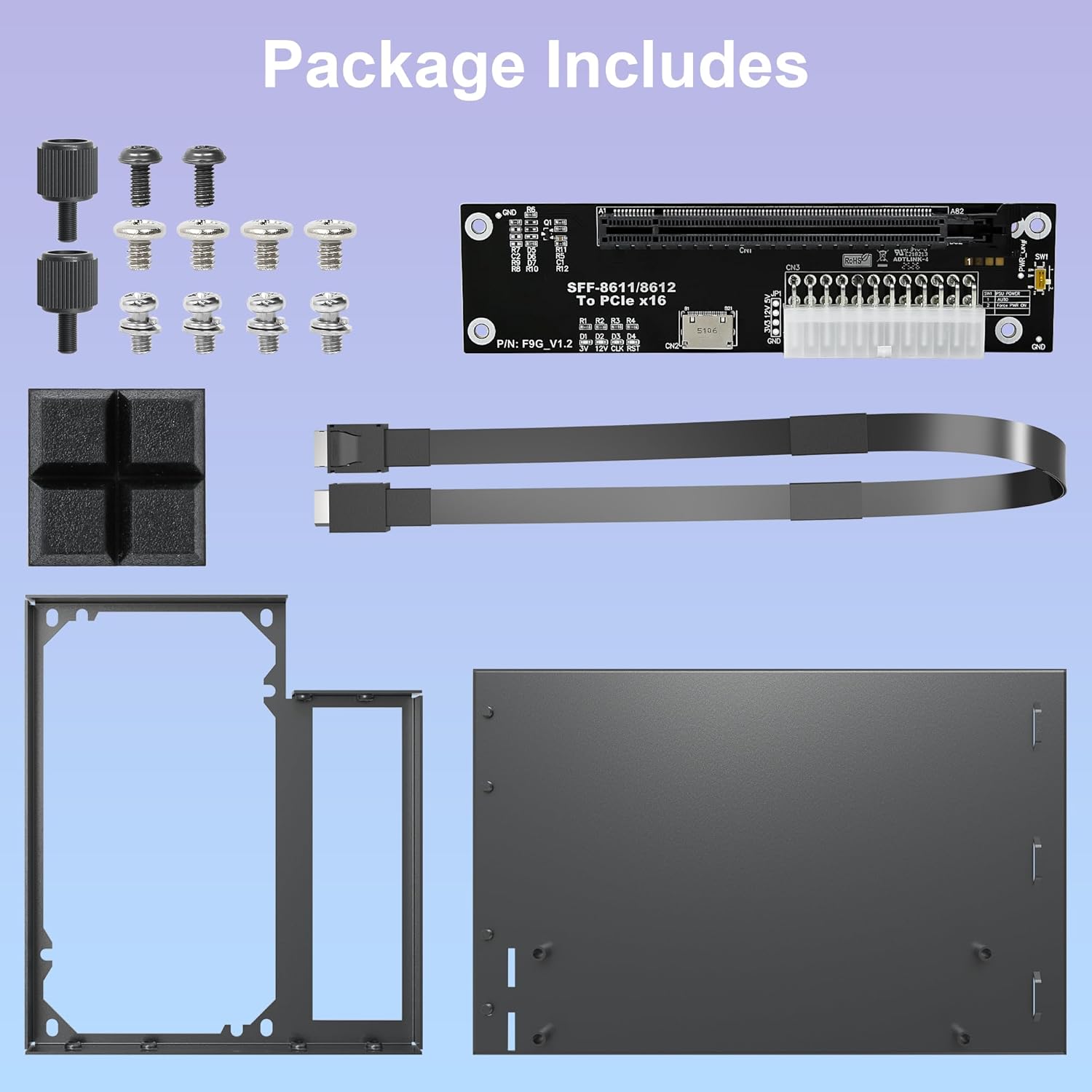 PCIe 4.0 X4 64Gbps EGPU Dock w - огляд і ціна Oculink Gpu Dock Station