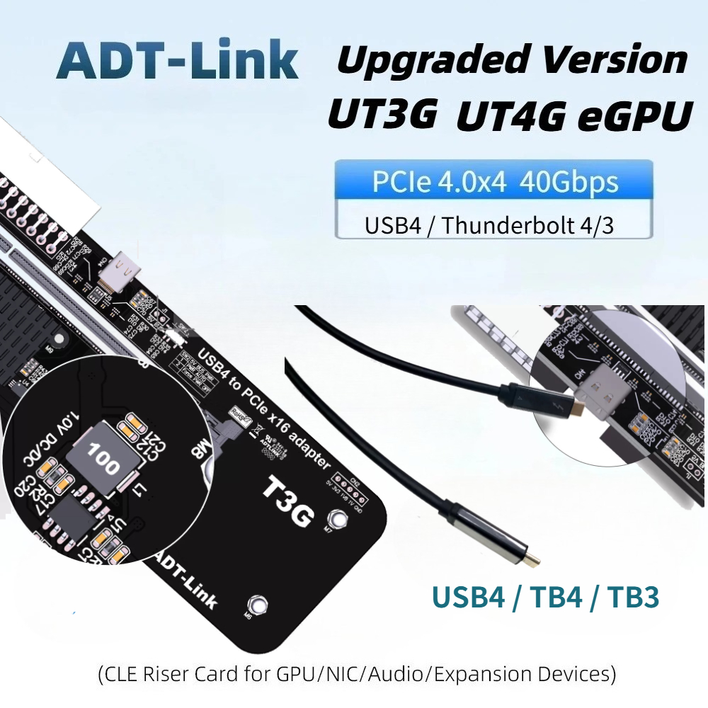 Upgarded New EGPU Thunderbolt  - огляд і ціна Gpu External Dock Egpu Thunderbolt 4