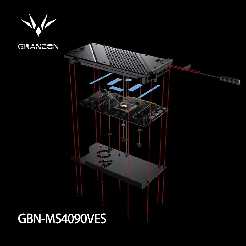 Granzon  GBN-MS4090VES，GPU Wat - огляд і ціна Rtx 4090 Water Block Full Cover