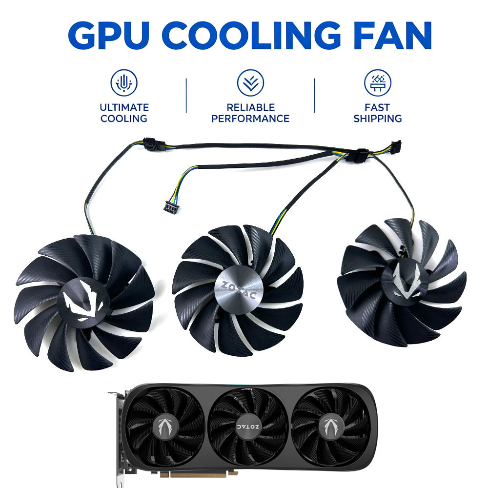 3PCS NEW Cooling Fan GA9S2U 4P - огляд і ціна Rtx 4070 Ti Super 16Gb