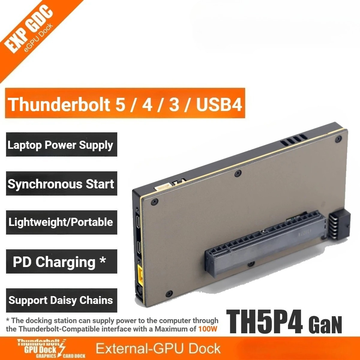 Upgraded TH5P4GaN Laptop Thund - огляд і ціна Gpu External Dock Egpu Thunderbolt 4