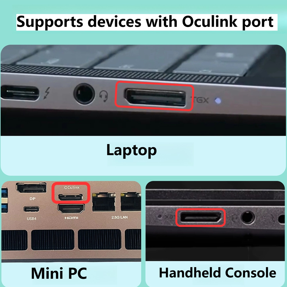Oculink / M.2 External GPU Doc - огляд і ціна Oculink Gpu Dock Station