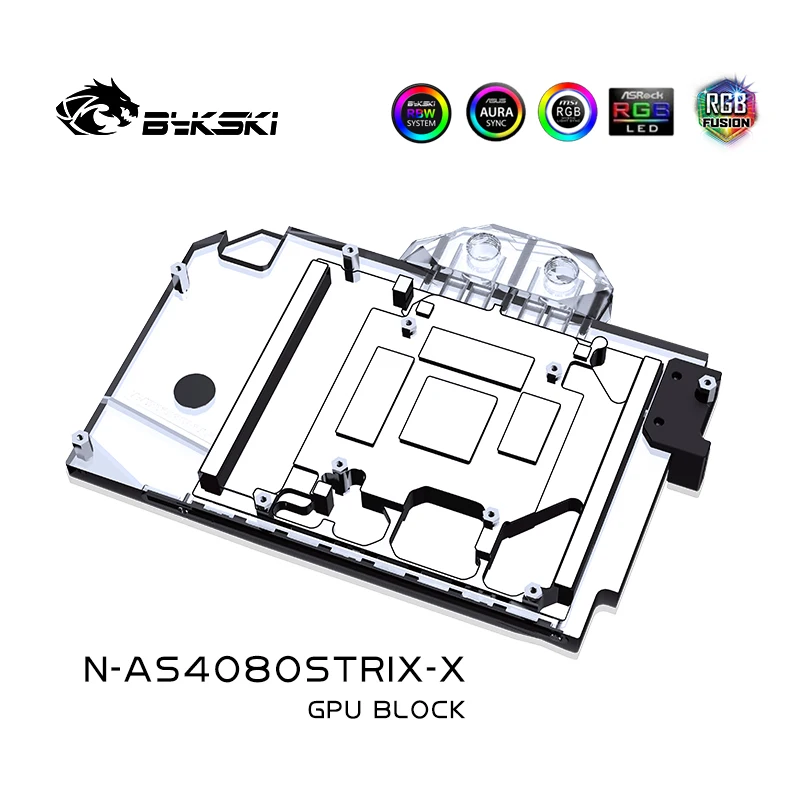 Bykski GPU Block Use for ASUS  - огляд і ціна Rtx 4080 Water Cooling Block