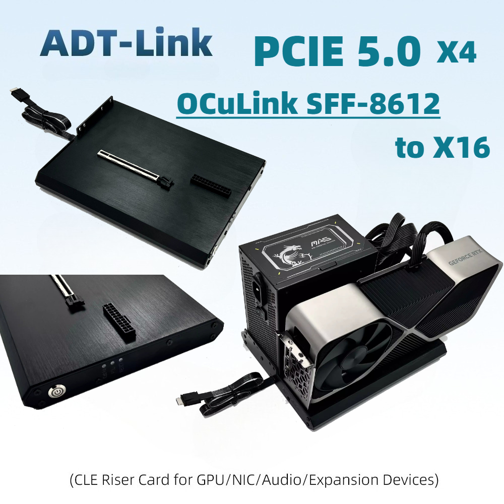 OCuLink EGPU Dock PCI-e 5.0 X4 - огляд і ціна Oculink Gpu Dock Station