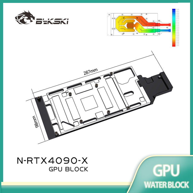 Bykski N-RTX4090-X GPU Water B - огляд і ціна Rtx 4090 Water Block Full Cover